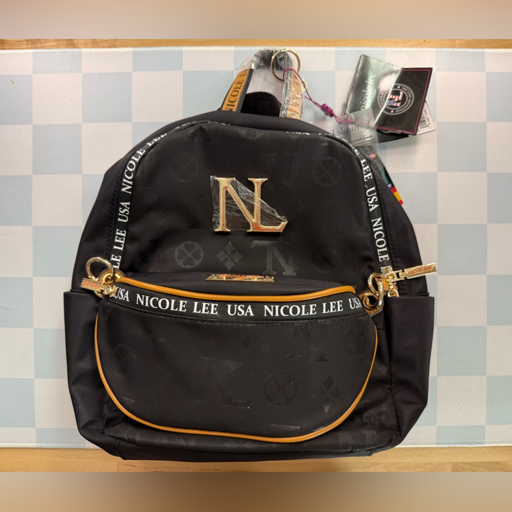 Black and Gold Backpack